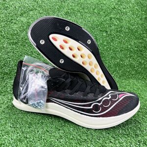 Saucony Terminal VT Cleats Women's 11 Black Vizi Distance Track Spikes S19101-85